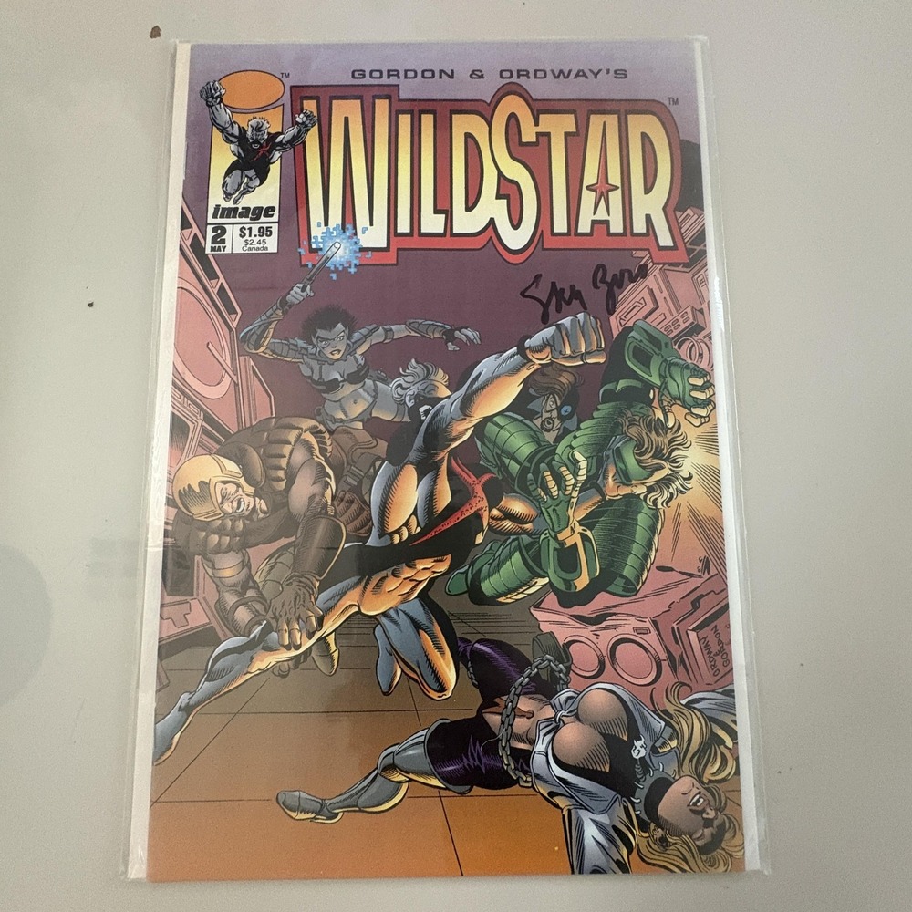 Wildstar Sky Zero Image Comics #2 1993 Signed Gordon Ordway Canada Modern Age